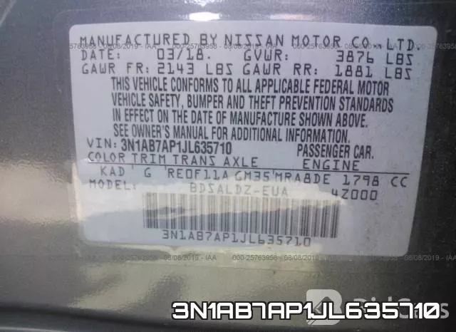 3N1AB7AP1JL635710 фото 10