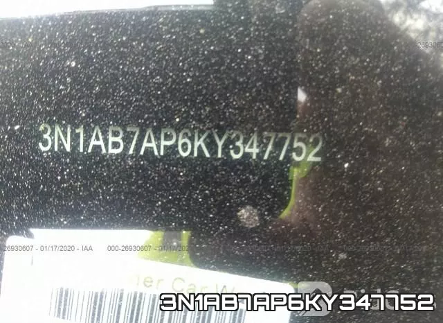 3N1AB7AP6KY347752 фото 7