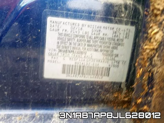 3N1AB7AP8JL628012 фото 2