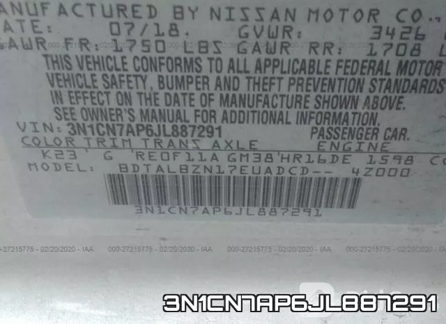 3N1CN7AP6JL887291 фото 10