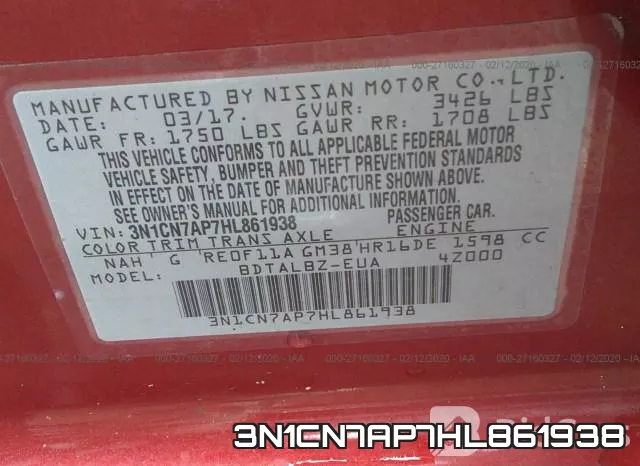 3N1CN7AP7HL861938 фото 10