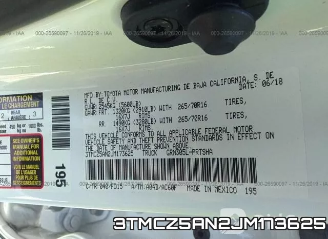 3TMCZ5AN2JM173625 фото 10