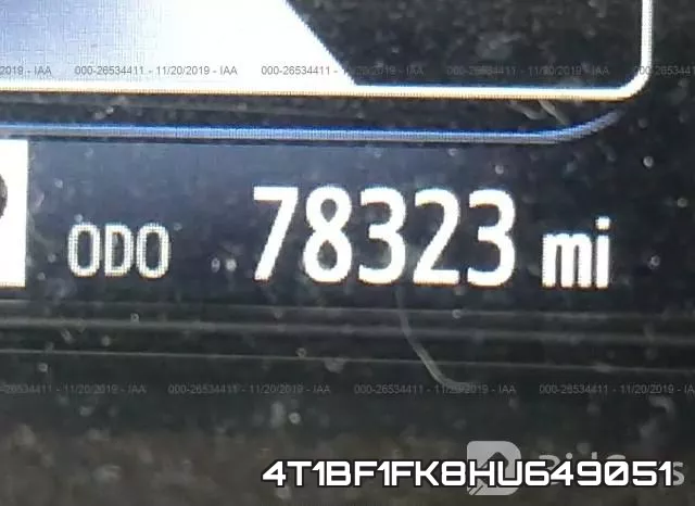 4T1BF1FK8HU649051 фото 6