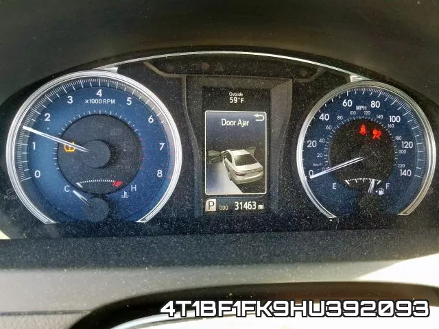4T1BF1FK9HU392093 фото 9