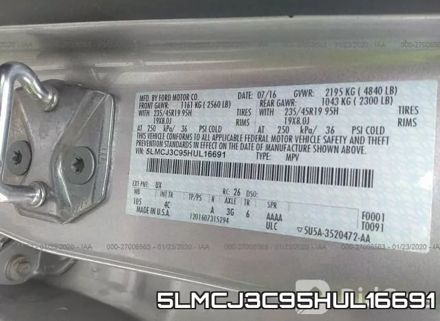 5LMCJ3C95HUL16691 фото 6
