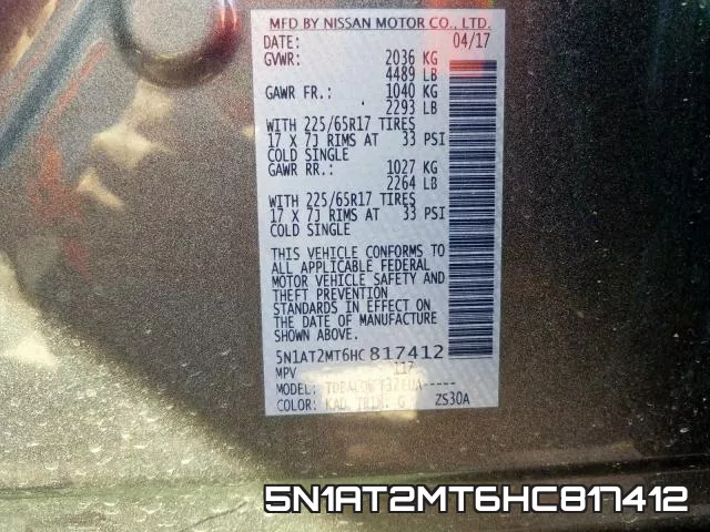 5N1AT2MT6HC817412 фото 2