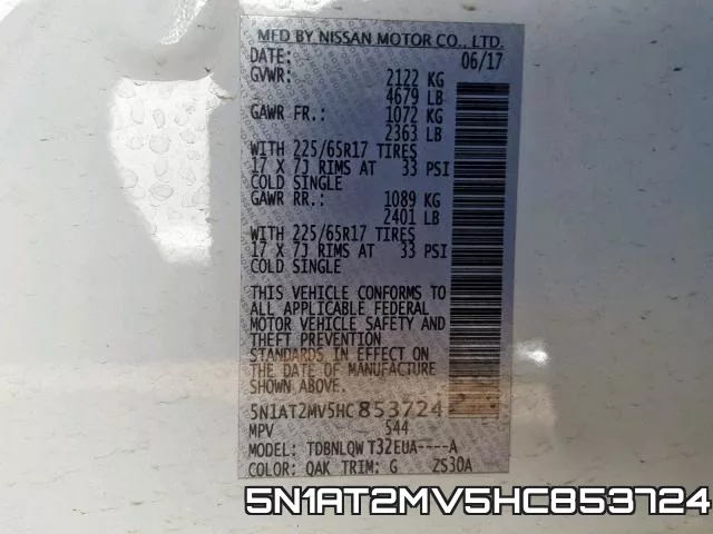 5N1AT2MV5HC853724 фото 2