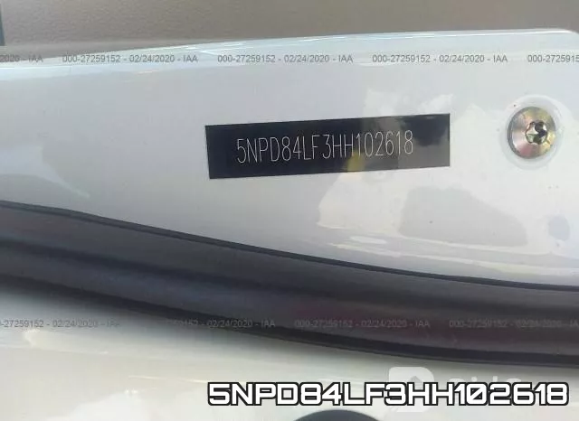 5NPD84LF3HH102618 фото 10