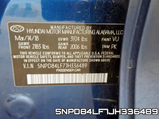5NPD84LF7JH336489 фото 2