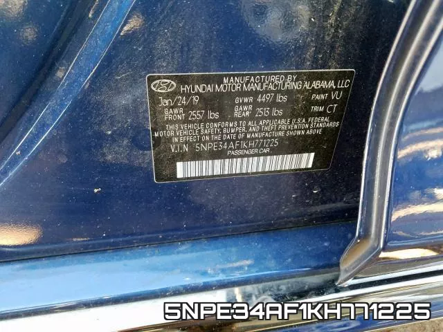 5NPE34AF1KH771225 фото 2