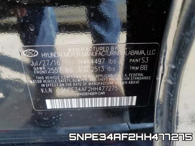5NPE34AF2HH477275 фото 2