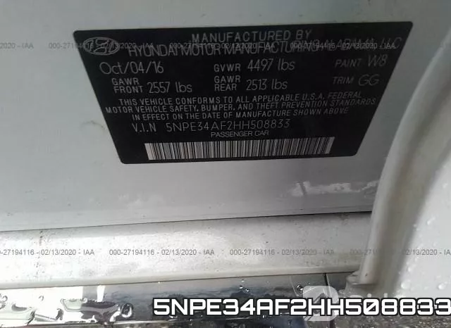 5NPE34AF2HH508833 фото 10