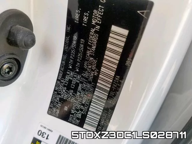 5TDXZ3DC1LS028711 фото 2