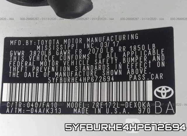 5YFBURHE4HP672694 фото 7