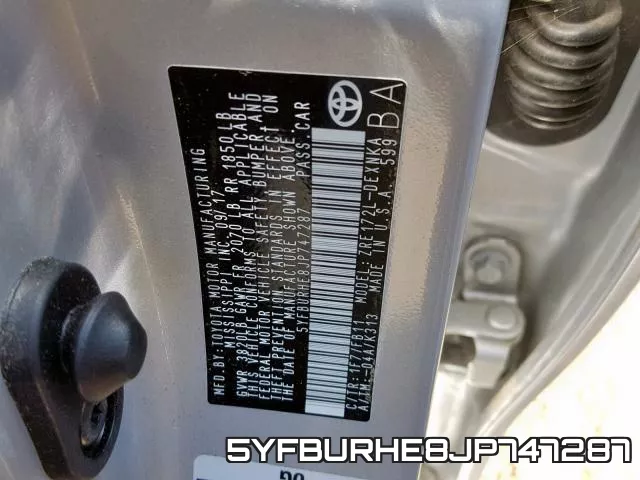 5YFBURHE8JP747287 фото 2
