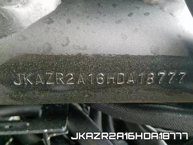 JKAZR2A16HDA18777 фото 2