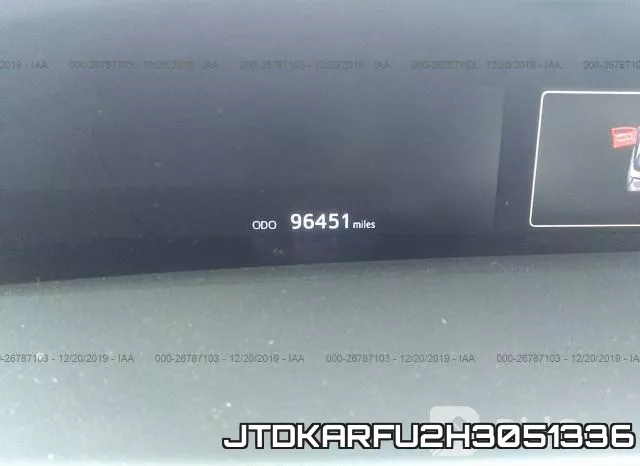 JTDKARFU2H3051336 фото 8