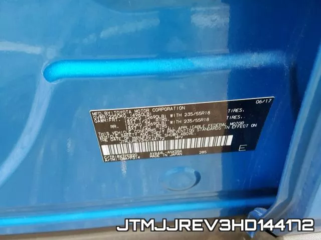 JTMJJREV3HD144172 фото 2