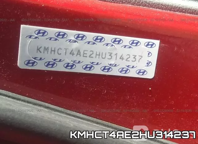 KMHCT4AE2HU314237 фото 10