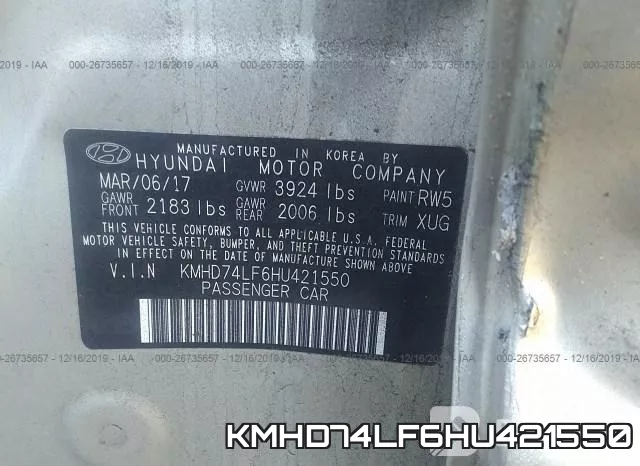 KMHD74LF6HU421550 фото 10
