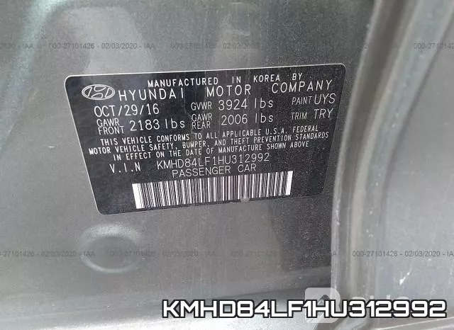 KMHD84LF1HU312992 фото 7