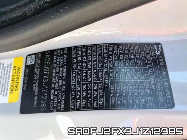 SADFJ2FX3J1Z12385 фото 2