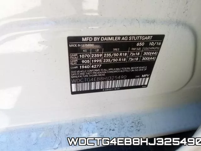 WDCTG4EB8HJ325490 фото 2