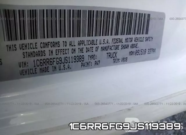1C6RR6FG9JS119389 фото 10