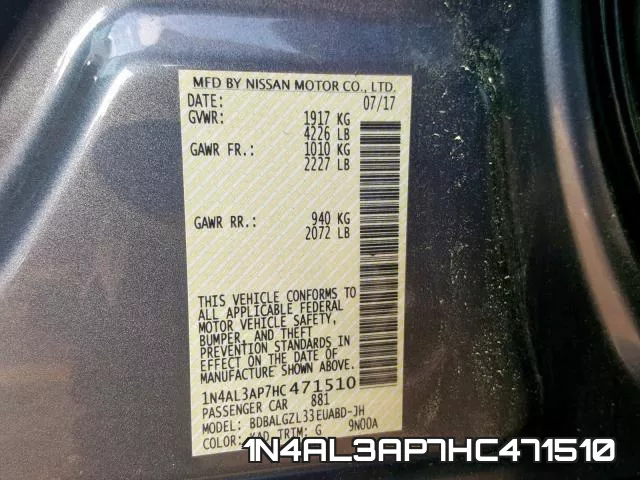1N4AL3AP7HC471510 фото 2