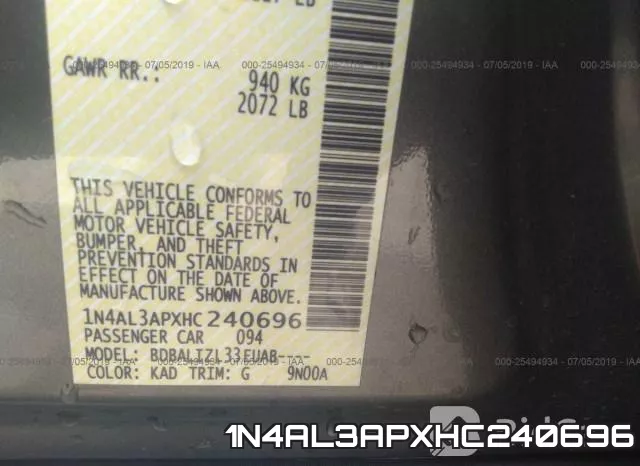 1N4AL3APXHC240696 фото 10