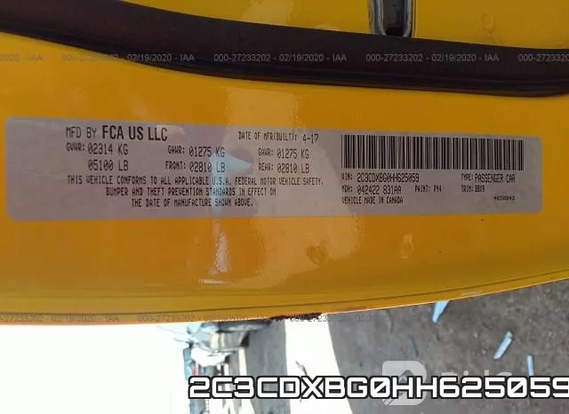 2C3CDXBG0HH625059 фото 10