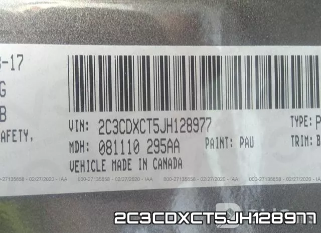 2C3CDXCT5JH128977 фото 10
