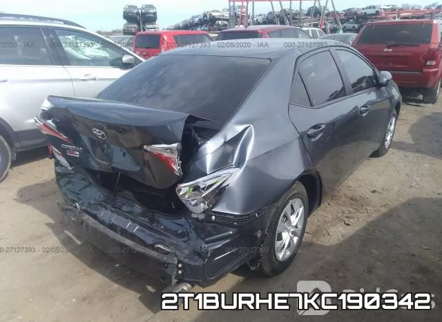 2T1BURHE7KC190342 фото 5