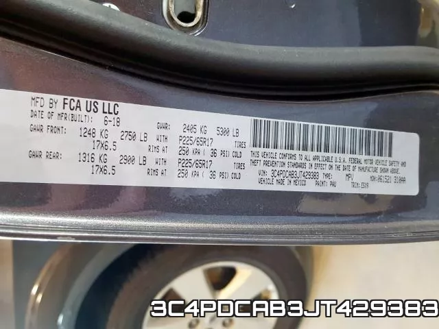 3C4PDCAB3JT429383 фото 2