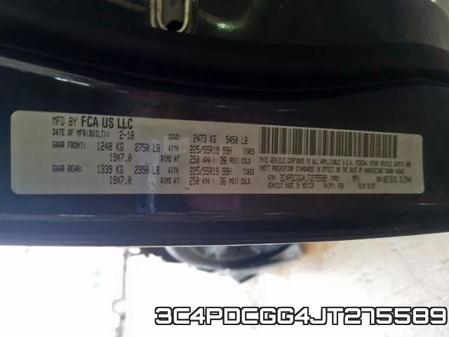 3C4PDCGG4JT275589 фото 2