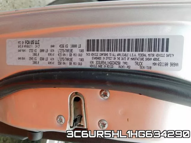 3C6UR5HL1HG634290 фото 2