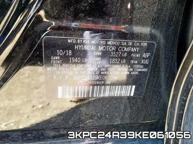 3KPC24A39KE061056 фото 2