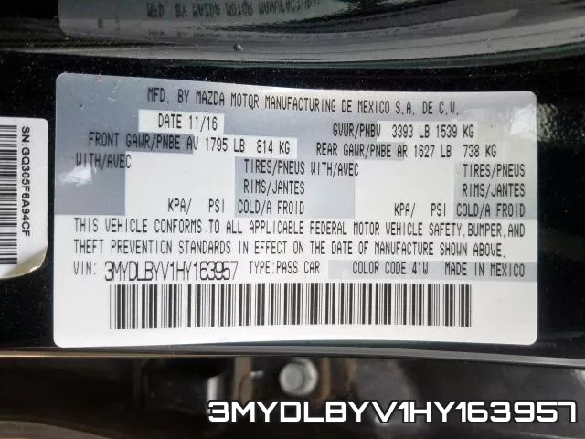 3MYDLBYV1HY163957 фото 2