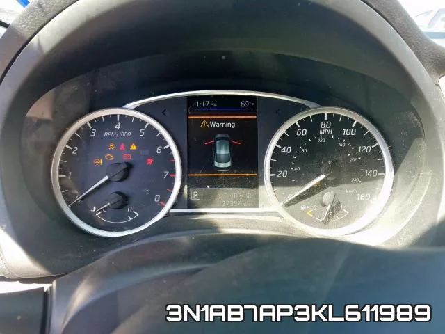 3N1AB7AP3KL611989 фото 9