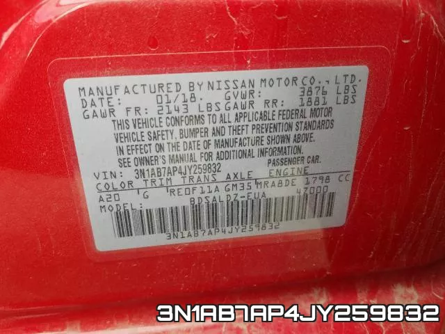 3N1AB7AP4JY259832 фото 2