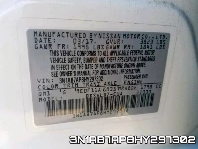 3N1AB7AP8HY297302 фото 2
