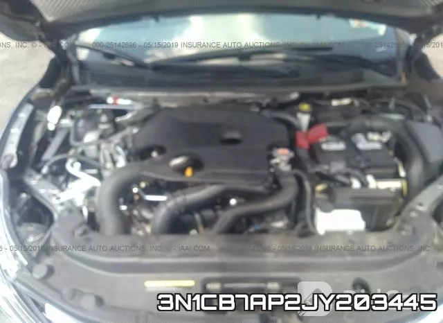 3N1CB7AP2JY203445 фото 2