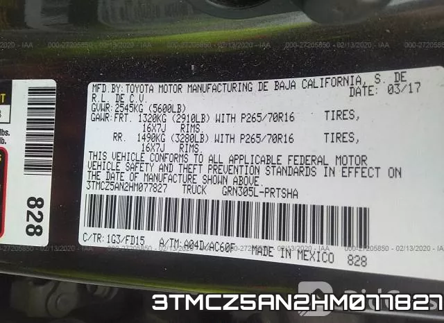 3TMCZ5AN2HM077827 фото 10