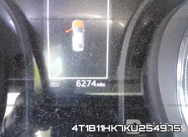 4T1B11HK7KU254975 фото 4