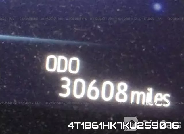 4T1B61HK7KU259076 фото 4