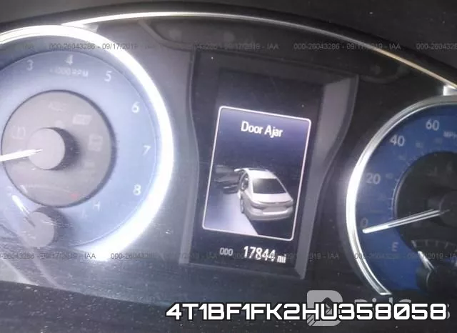 4T1BF1FK2HU358058 фото 8