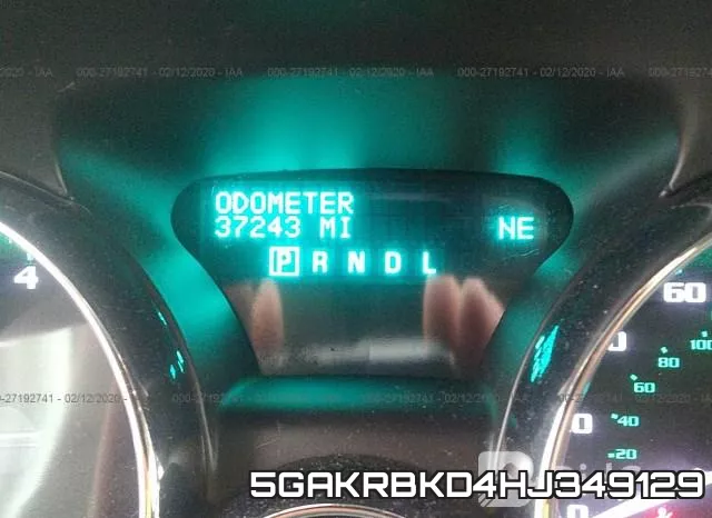 5GAKRBKD4HJ349129 фото 8