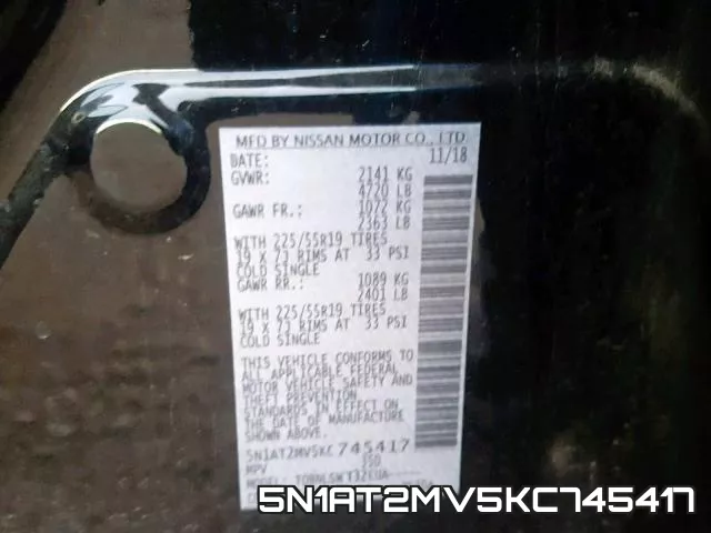 5N1AT2MV5KC745417 фото 2