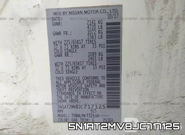 5N1AT2MV8JC717125 фото 10