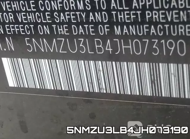5NMZU3LB4JH073190 фото 10